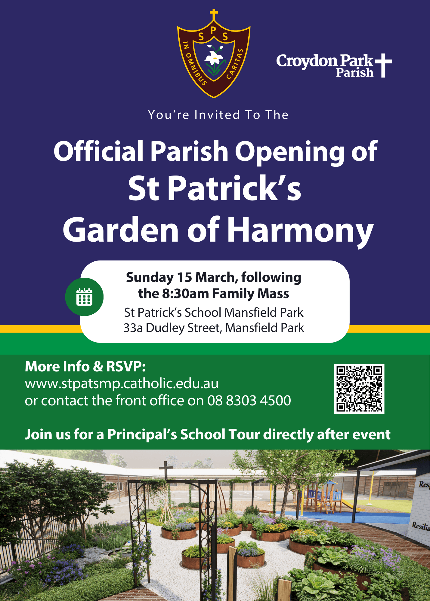 St Patrick's Garden of Harmony Opening – Sunday 15 March St Patrick's Garden of Harmony Opening – Sunday 15 March